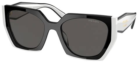 prada sunglasses black and white.